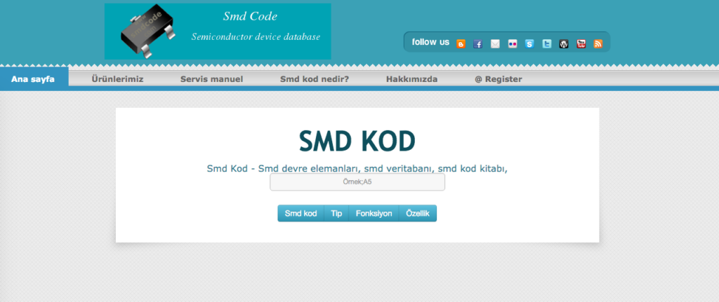 SMD Kod - Mese IoT