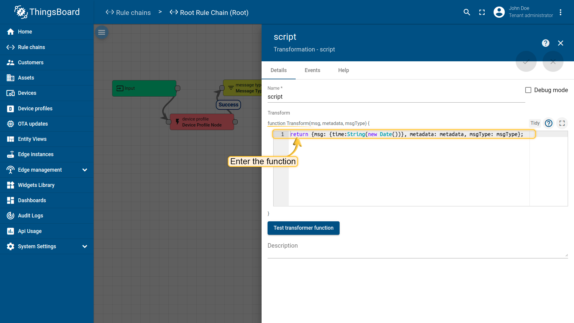 ThingsBoard MQTT RPC Örneği