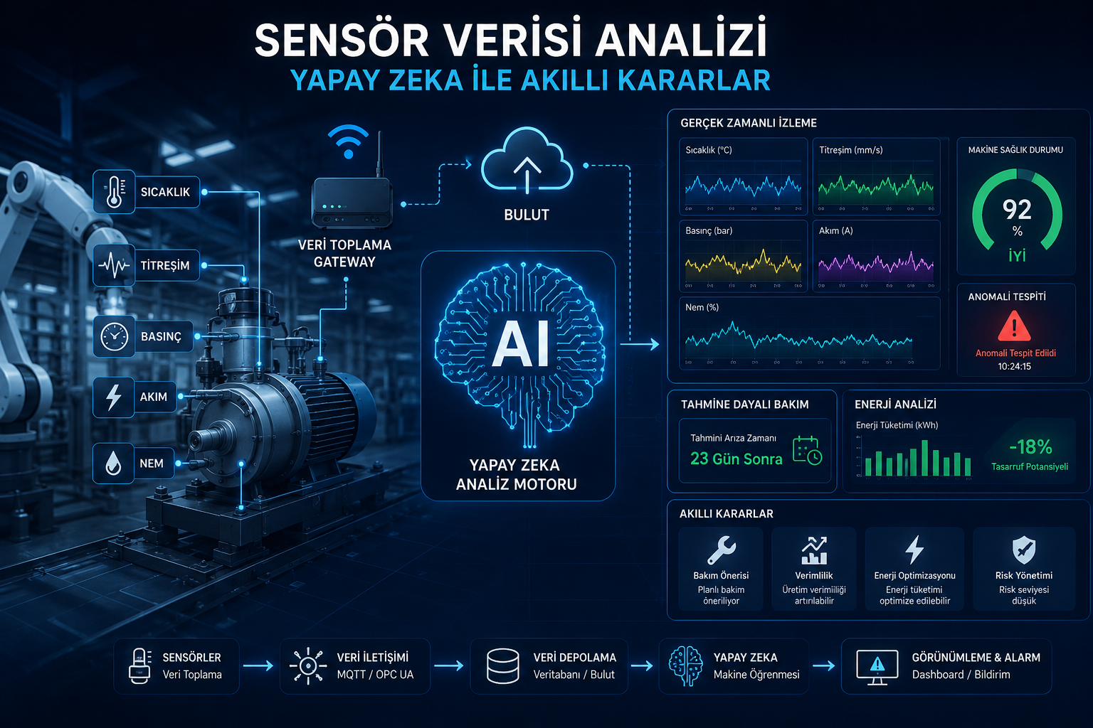 Yapay Zekâ Sensör Verilerini Nasıl Analiz Eder