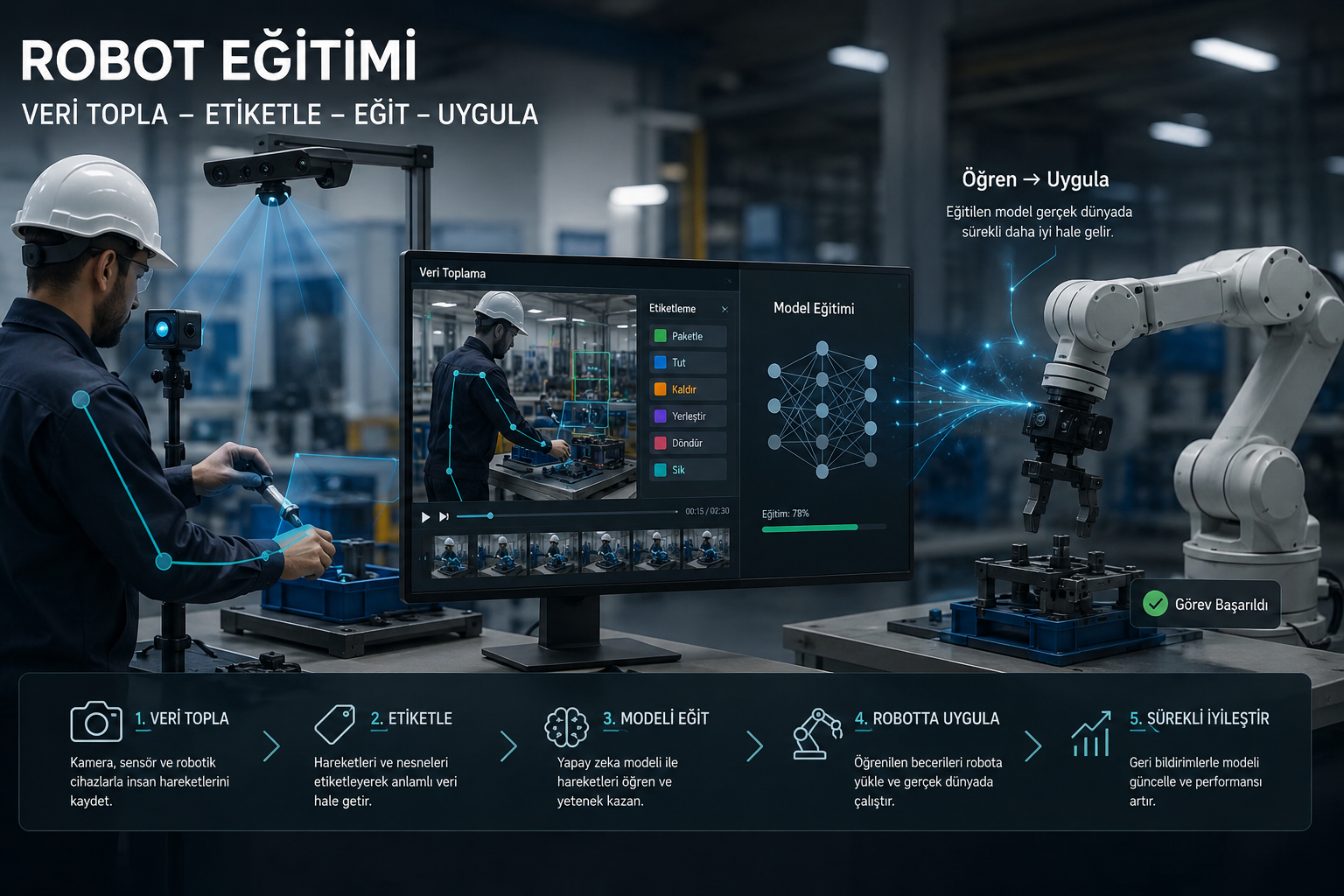 Robot Eğitiminin Temeli: Gerçek Dünya Verisi